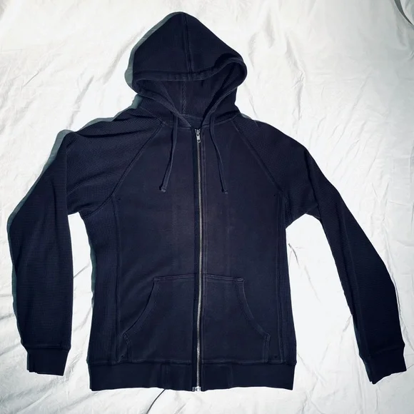 ★25SS★Stussy DOUBLE LAYER WAFFLE ZIP HOODIE Double Layer Waffle Zip Hoodie – Blue | Tops | Stüssy